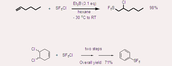 SF<sub>5</sub>-substituted heterocyclics
